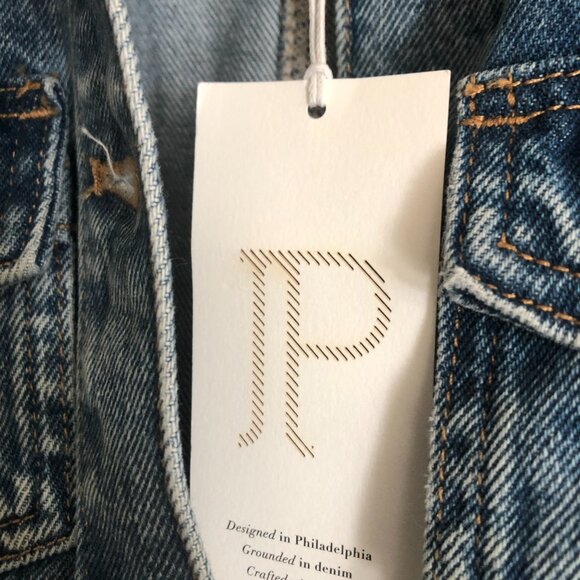 Pilcro Short-Sleeve Denim Button-Front Mini Dress size 2 - Picture 7 of 9